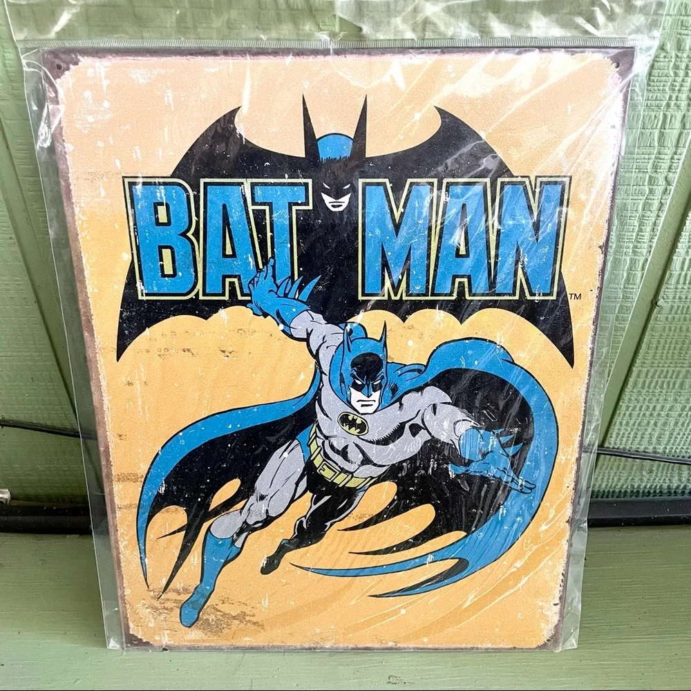 NEW Batman Metal Sign